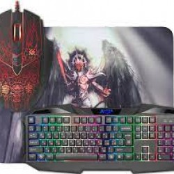 Anger MKP-019 Gaming combo, Light,KB,Mouse,Mouse Pad 52019