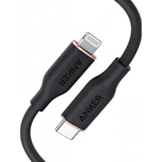 Anker PowerLine III Flow USB-C with Lightning Connector 6ft B2B - UN (excluded CN, Europe) BLACK A8663H11