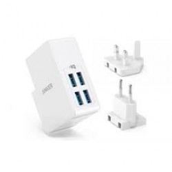 Anker PowerPort 4 Lite EU ES FR ES+ UK White  in Offline Packaging V3 A2042L21