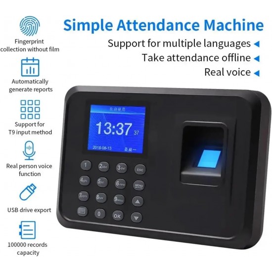 Barmaq izi ilə iş vaxtının qeydiyyat sistemi — GF01