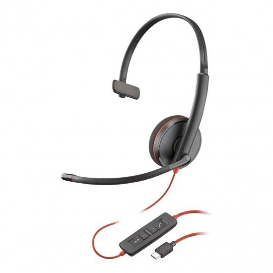 Blackwire Poly BW 3210 Mono USB-C HS +USB-C/A (8X214AA)