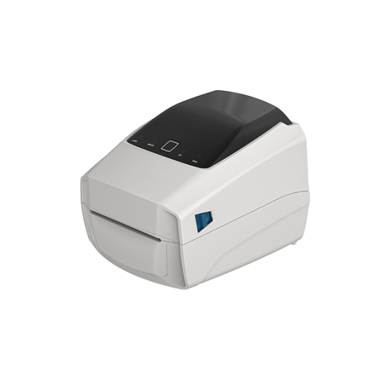 GE‑2408D termal barkod printeri — USB, Avropa (EU) şnur