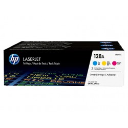 HP 128A CYM Tri-Pack LJ Toner Cartridge CF371AM