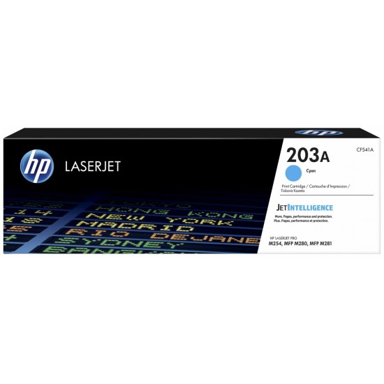 HP 203A Cyan LaserJet Toner Cartridge CF541A