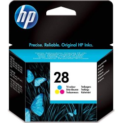 HP 28 Tricolor Inkjet Cartridge, EUR C8728AE