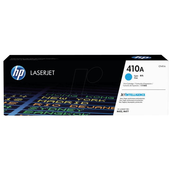 HP 410A Cyan LaserJet Toner Cartridge CF411A