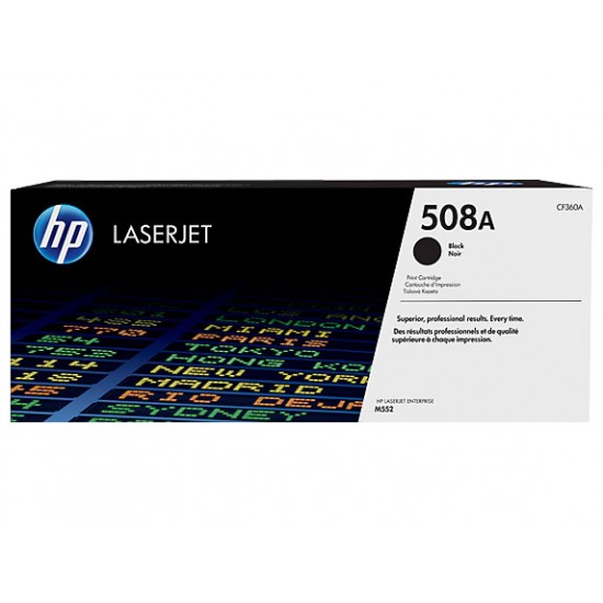 HP 508A Black LaserJet Toner Cartridge CF360A