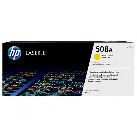 HP 508A Yellow LaserJet Toner Cartridge CF362A