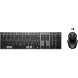 HP 725 Multi-Device Rechargeable Wireless Keyboard and Mouse Combo 9T5B0UT