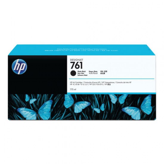 HP 761 775ml Matte Blk Ink Crtg CM997A