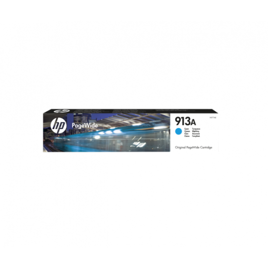 HP 913A Cyan Original PageWide Cartridge F6T77AE