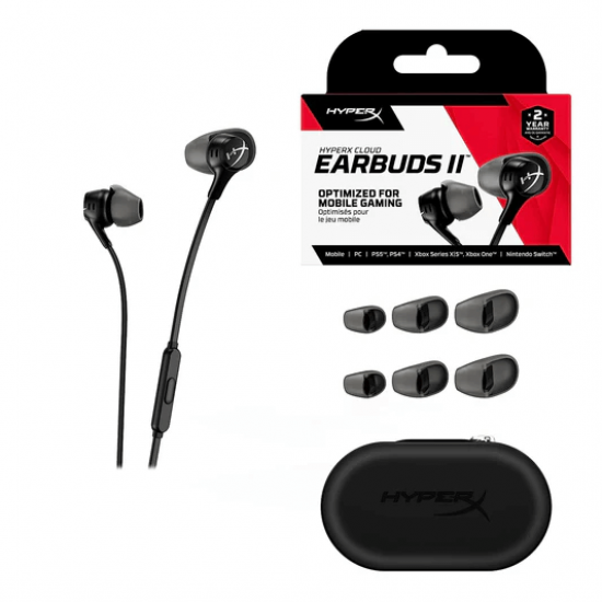 HyperX Cloud Earbuds II Black 70N24AA