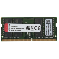 Kingston ValueRAM 32GB DDR4 3200 SODIMM Operativ Yaddaş (KVR32S22D8/32)