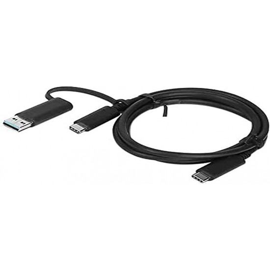 Lenovo Hybrid USB-C to USB-A Kabel 1m (4X90U90618)