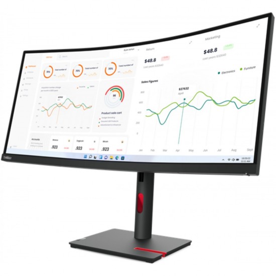 Lenovo ThinkVision T34w-30 Monitor (63D4GAT1EU)