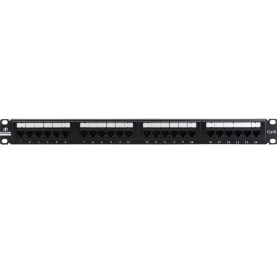 P2524-C6 Patch Panel Cat6 UTP 24 port