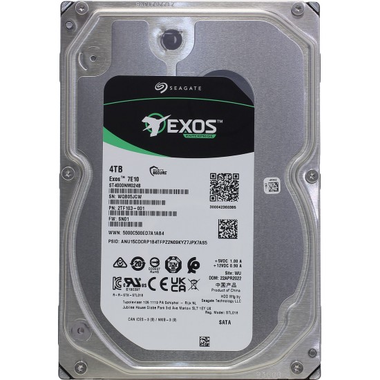 Seagate Exos 4TB Enterprise HDD (ST4000NM024B)