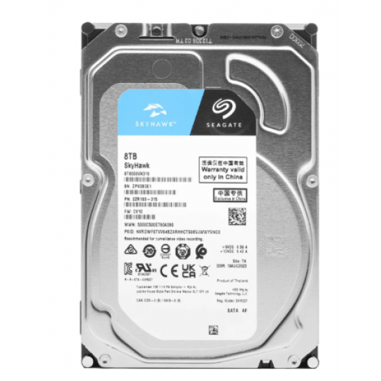 Seagate SkyHawk 8TB Surveillance HDD (ST8000VX010)