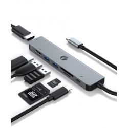 VCOM Type-C → USB-C PD + USB3 + HDMI×2 adapter — CUE39