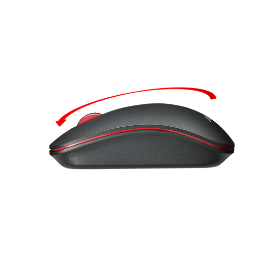 WT 300 RF MOUSE BK-RD 90XB0450-BMU000