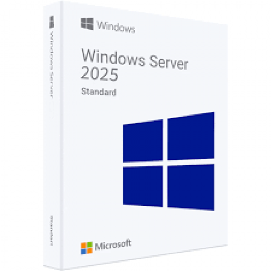 Windows Server Standard 2025 64Bit English 1pk DSP OEI DVD 16 Core EP2-25187