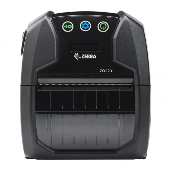 Zebra ZQ220 3″ DT portativ printer, Bluetooth — ZQ22‑A0E01KE‑00 (etiket və çek çapı)