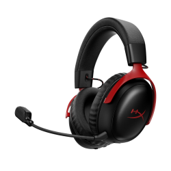 HyperX Cloud III S  Wireless Gaming Headset (Black-Red) A59Z0AA