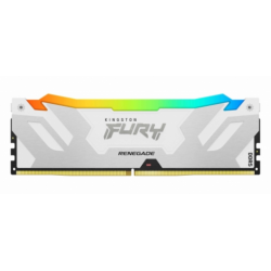 Kingston FURY Renegade RGB Silver/White 24GB DDR5 8800 CUDIMM Operativ Yaddaş (KF588CU42RWA-24)