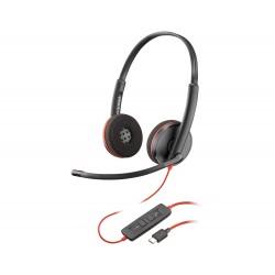 Blackwire Poly BW 3220 Stereo USB-C HS +USB-C/A 8X228AA