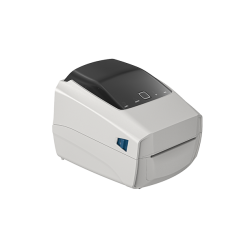 GE‑2408D termal barkod printeri — USB, Avropa (EU) şnur