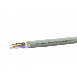 YP-226 SF/UTP CAT6 Kabel (500 m) – Yupiter – 4 cütlü yüksək sürətli Ethernet kabeli.